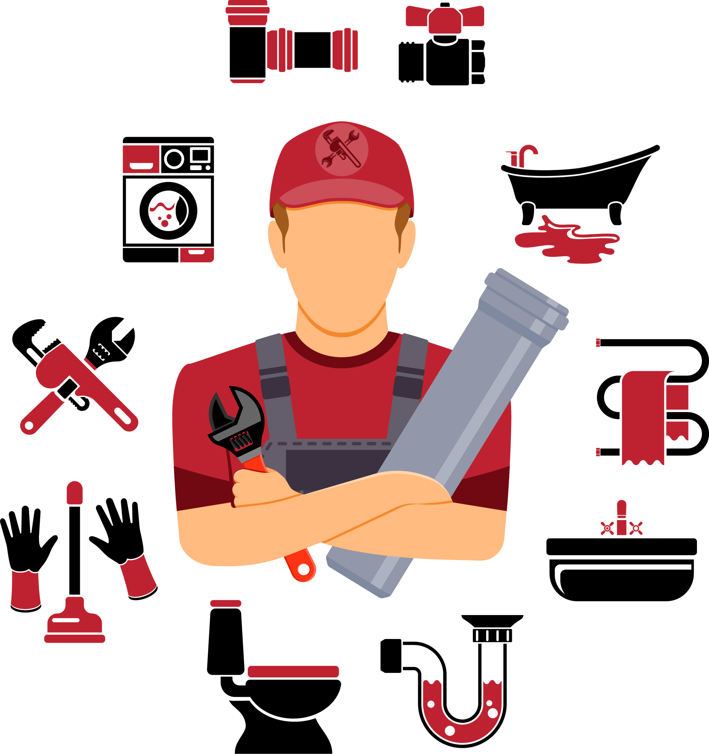Plubmber Tools red
