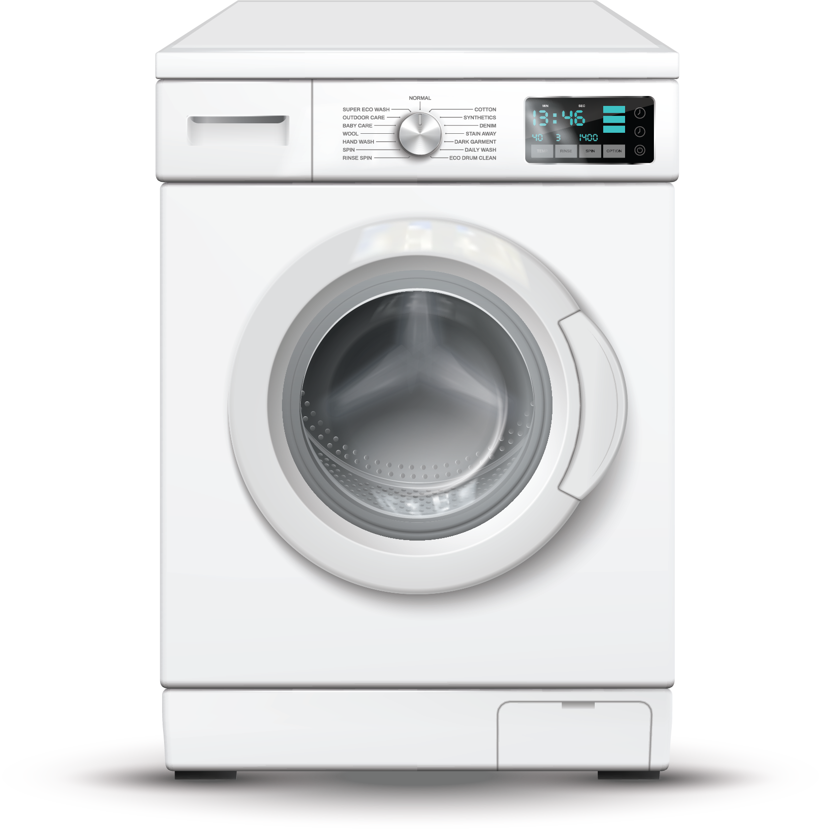 washining machine white